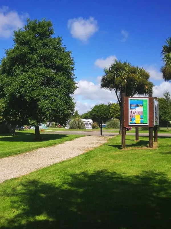 HomePageInfoBoards - Perran Springs Holiday Park, Perranporth, Cornwall