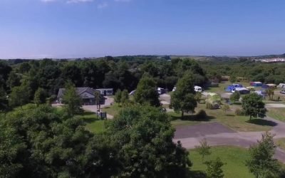 Camping in Cornwall at Perran Springs