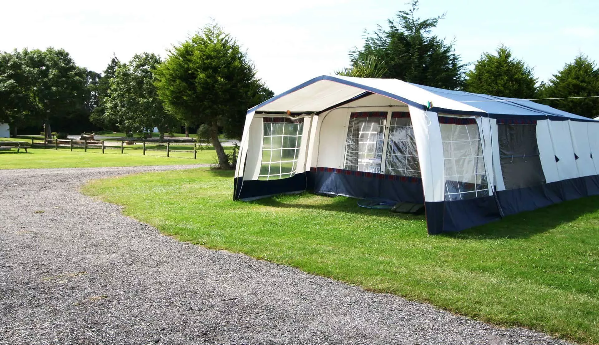 BaseLarge Tent compressor - Perran Springs Holiday Park, Perranporth, Cornwall