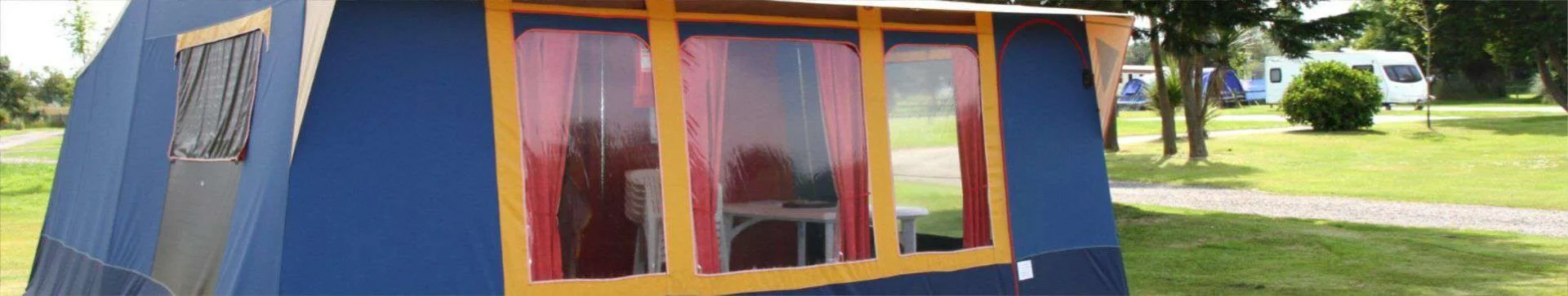 LargeSlimEurotent1 compressor - Perran Springs Holiday Park, Perranporth, Cornwall