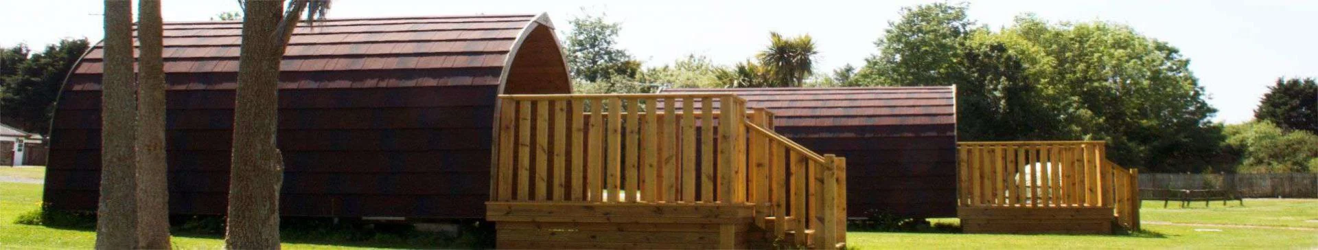 LargeSlimLogPod2 compressor - Perran Springs Holiday Park, Perranporth, Cornwall