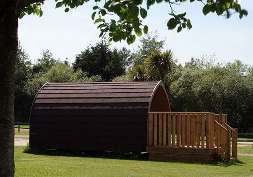 LogPod Moorhen Gallery1 compressor - Perran Springs Holiday Park, Perranporth, Cornwall