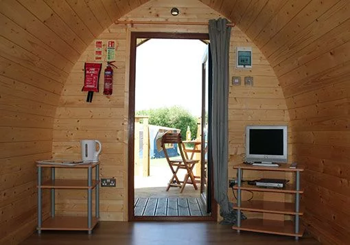 LogPod Moorhen Gallery6 compressor - Perran Springs Holiday Park, Perranporth, Cornwall