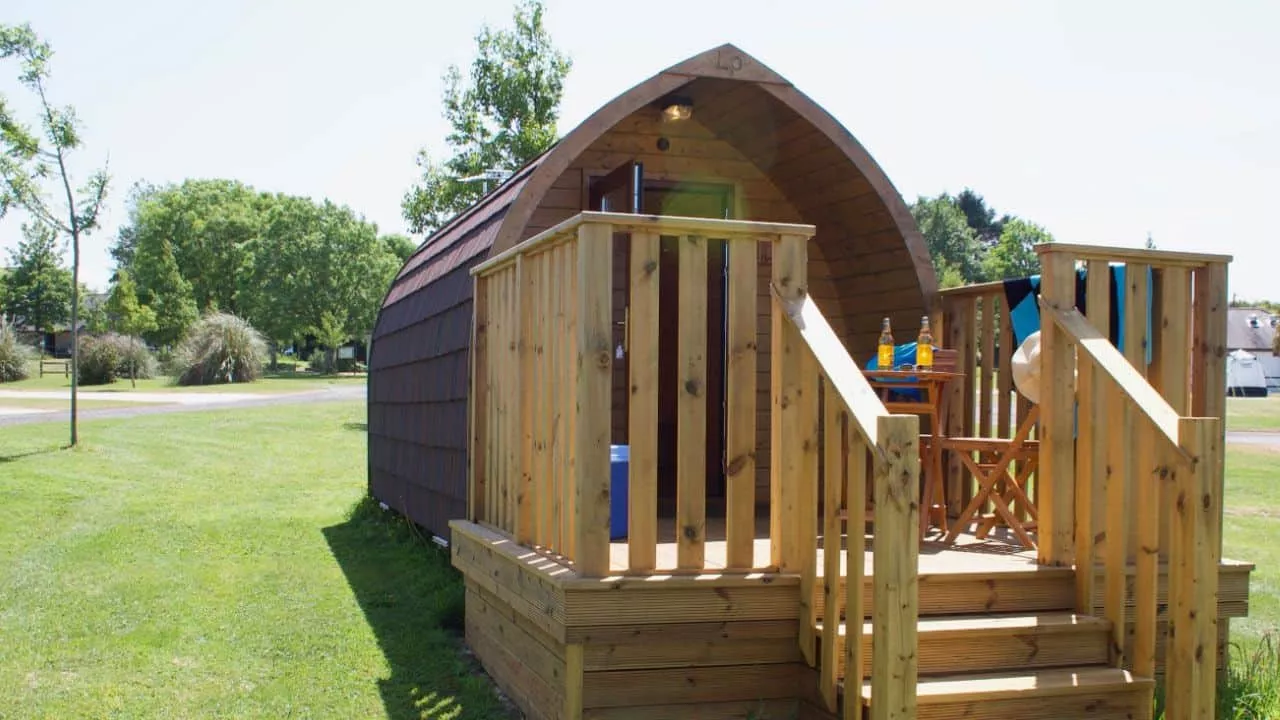 TopLogPod compressor - Perran Springs Holiday Park, Perranporth, Cornwall