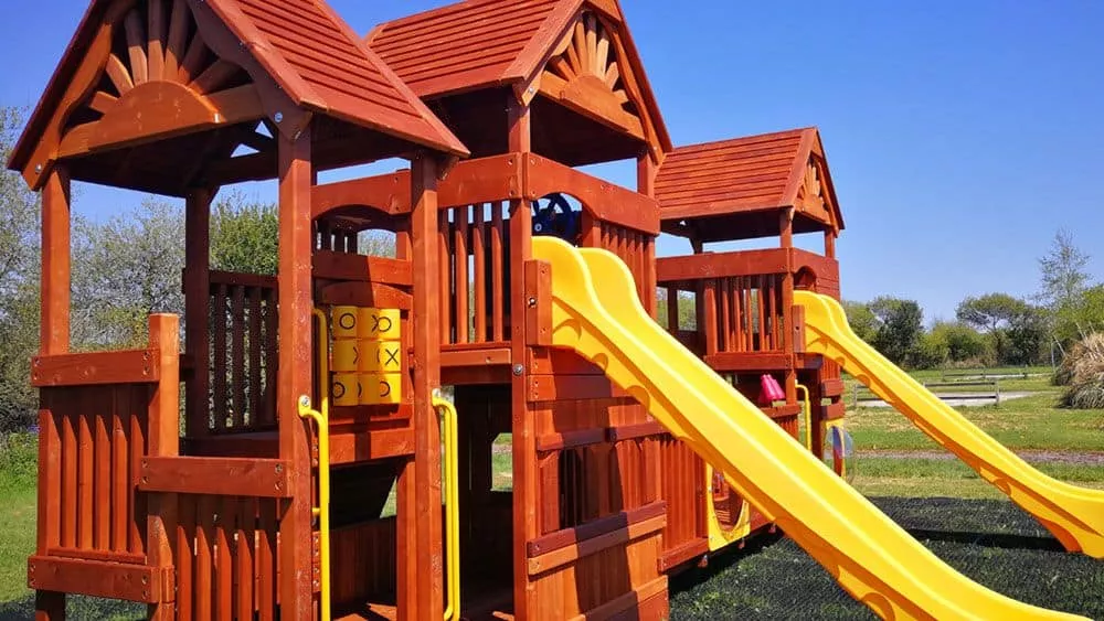 TopTowerPlayArea1 compressor - Perran Springs Holiday Park, Perranporth, Cornwall