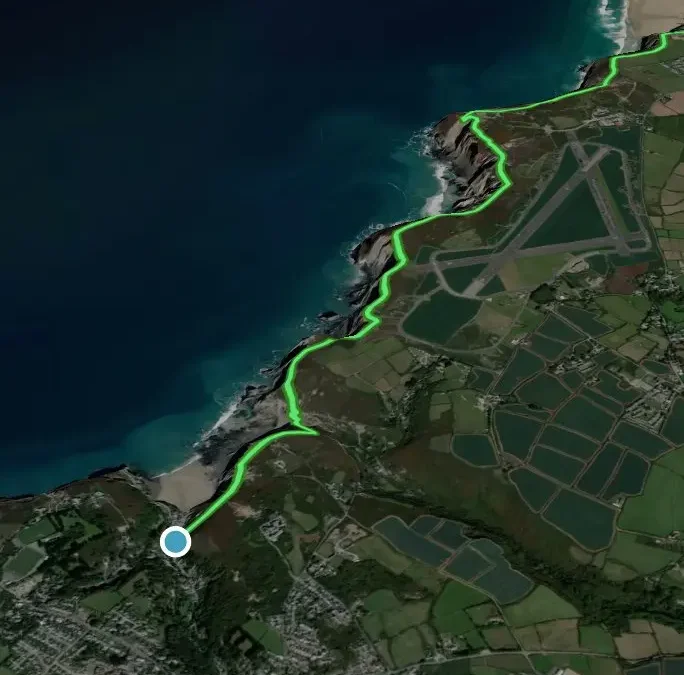 Walking the Edge: Exploring The Salt Path through Perranporth