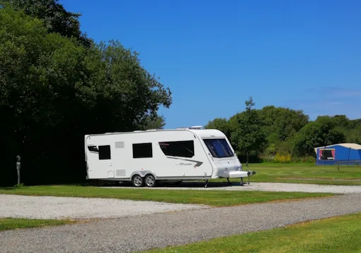 hardstanding photo top - Perran Springs Holiday Park, Perranporth, Cornwall